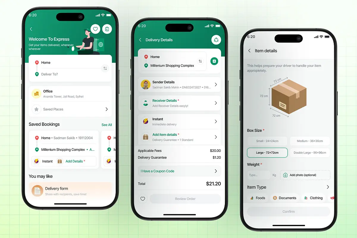 ExpressVector: AI-Powered Courier Delivery App Development