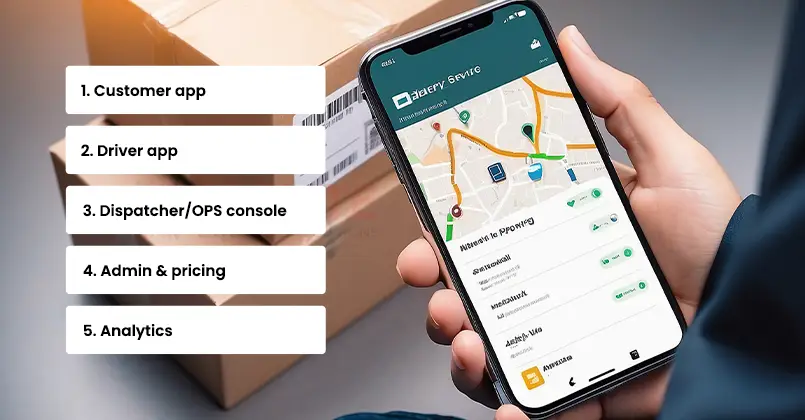 Pick Up & Delivery App Development Features