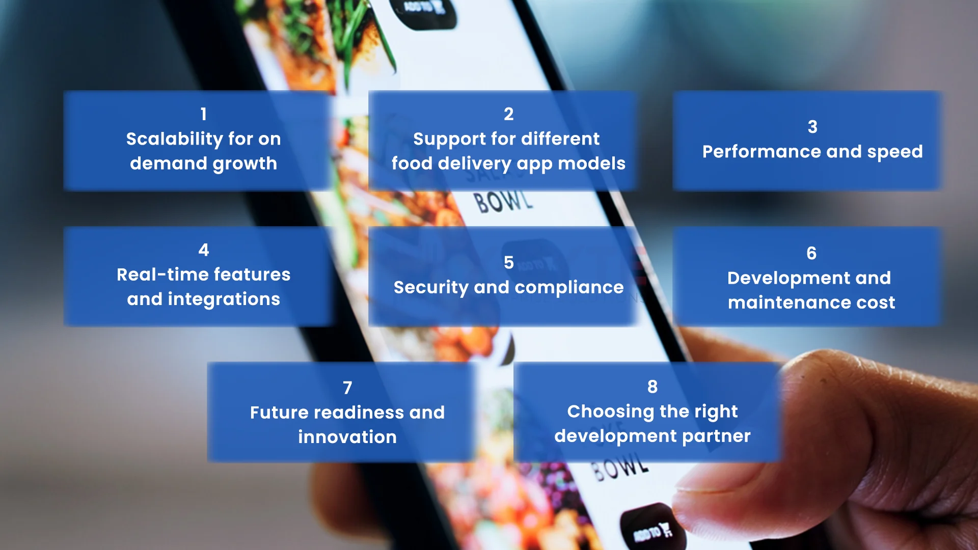 Key Factors to Consider When Choosing a Tech Stack for Food Delivery Apps
