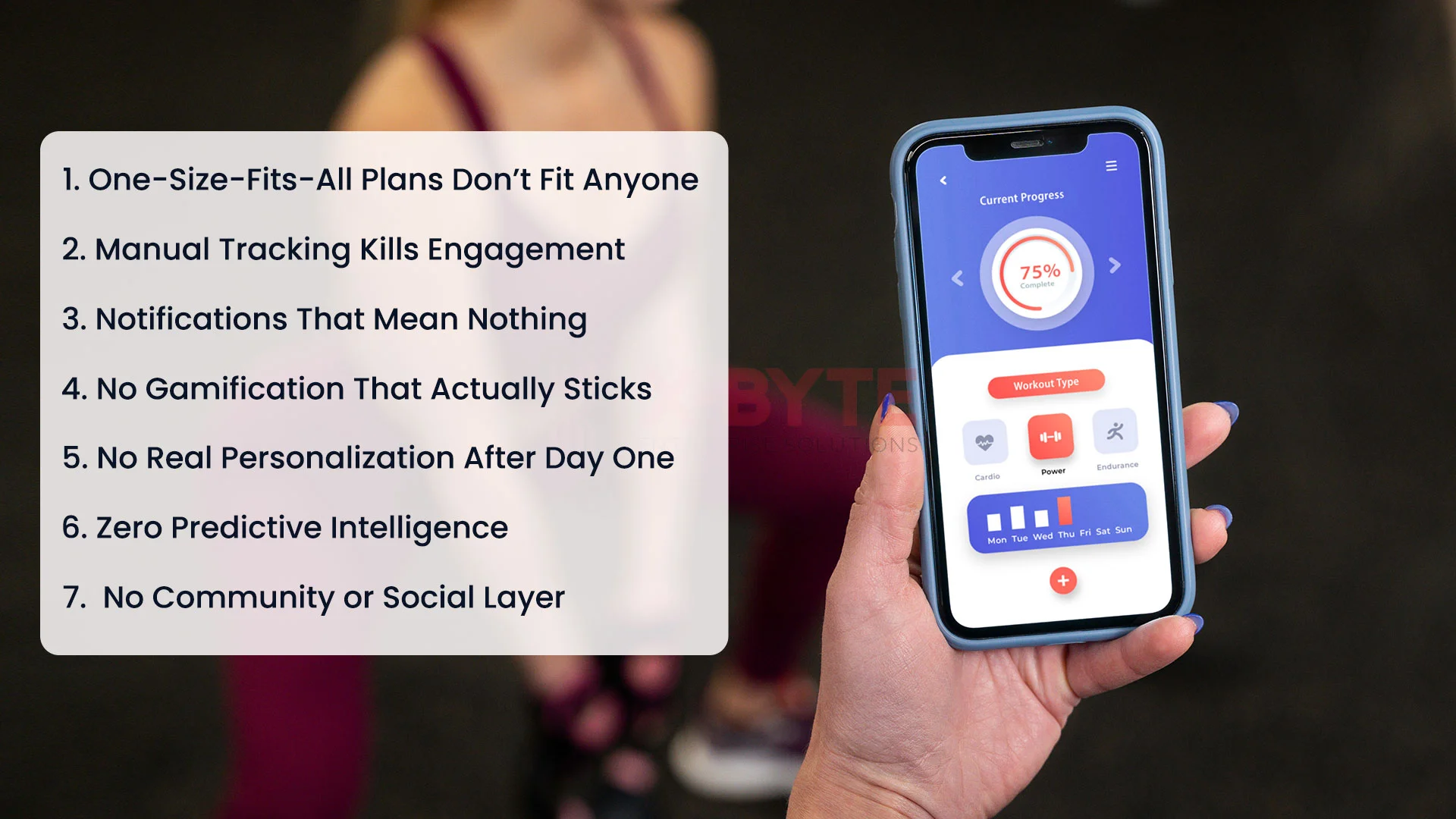 Why are traditional fitness apps failing?Â